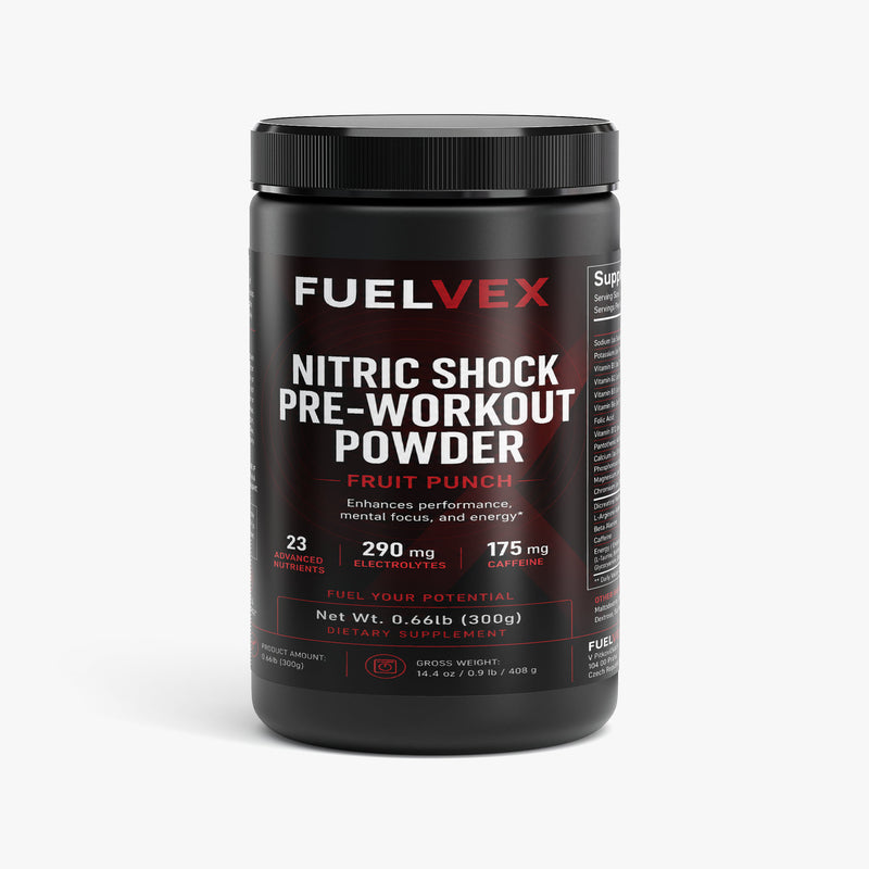 Nitric Shock Pre-Workout Powder (Fruit Punch)